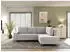 Selsey Larelle Ecksofa mit Schlaffunktion & Bettkasten, Chenille, Hellbeige, Ottomane rechts (LARELLE)