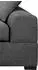 xonox.home Veda Ecksofa L-Form links Strukturstoff grau 308x90x186cm (4066432025642_110d)