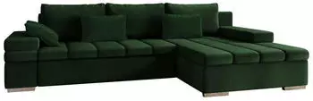 Mirjan24 Bangkok Ecksofa mit Schlaffunktion, Ottomane rechts, L-Form, 310x175cm