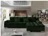 Mirjan24 Bangkok Ecksofa mit Schlaffunktion, Ottomane rechts, L-Form, 310x175cm