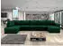 Mirjan24 Wilma Large Premium Wohnlandschaft U-Form 8-Sitzer, 370x85x186cm