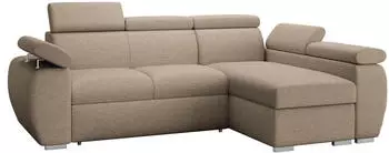 Mirjan24 Boston Mini Ecksofa mit Schlaffunktion und Bettkasten, L-Form, 255x170cm (Boston Mini)