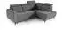 Beautysofa Connor II Ecksofa mit Schlaffunktion, L-Form rechts, Dunkelgrau (Noel 22)
