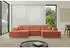 ALTDECOR IREA-U1-v2 Wohnlandschaft U-Form Velvet, Apricot, 301x165x80cm