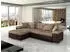 Mirjan24 Diana Ecksofa mit Schlaffunktion Textil Braun 280x160cm