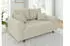 S-Style Möbel Maya Polstergarnitur 2+1 Cordstoff, Beige, Wellenfederung (Maya)