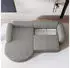 Masseno Amilia L-S Ecksofa L-Form mit Schlaffunktion & Bettkasten, Hellgrau Bouclé (AMILIA L-S QUELLE 83)