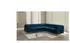 S-Style Möbel Chesterfield Ecksofa 5-Sitzer Samt Marineblau 264x264cm (Nova)