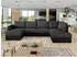 Mirjan24 Wilma Ecksofa U-Form Schlafsofa (Wilma)