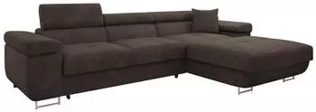 Mirjan24 Torezio Mini Ecksofa mit Schlaffunktion, Bettkasten, einstellbare Kopfst&uuml;tzen, 280x170cm