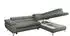 MKS Meble Peter L Ecksofa L-Form Schlaffunktion Bettkasten Grau (273x208cm)