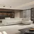 Masseno Vicente Ecksofa L-Form Bouclé Creme mit Schlaffunktion & Bettkasten (VICENTE R-S QUELLE 02)