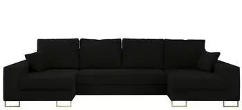 MKS Meble Dorian U Ecksofa U-Form Schlaffunktion Bettkasten, 312x85x138cm (DORIAN U)