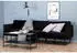 Venture Home Zoom 3-Sitzer Schlafsofa, Schwarz (15556-888)