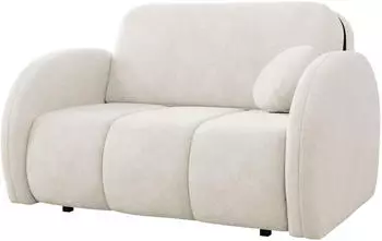 Mirjan24 Viva Comfy II Schlafsofa 2-Sitzer mit Bettkasten, Metallf&uuml;&szlig;e (Viva Comfy II)