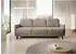 Selsey Hamiel Schlafsofa 3-Sitzer Cordstoff Beige mit Bettkasten (Hamiel)