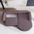 Masseno Amilia P R-S Ecksofa L-Form mit Schlaffunktion & Bettkasten, Kordstoff, Lila (AMILIA P R-S POSO 130)