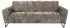 Beautysofa Volare 3-Sitzer Sofa Metallbeine, ohne Schlaffunktion, 220x83x98cm (Vega 05)