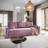 Masseno ALATRI Schlafsofa mit Bettkasten Velours Lila (ALATRI MONOLITH 62)