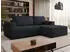 Mirjan24 Mivo Ecksofa L-Form Cord mit Schlaffunktion und Bettkasten (Poso 135)