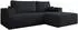 Mirjan24 Mivo Ecksofa L-Form Cord mit Schlaffunktion und Bettkasten (Poso 135)