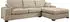 xonox.home Veda Ecksofa L-Form rechts Strukturstoff beige 308x90x186cm (4066432025550_110d)