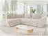 Mirjan24 Ecksofa Forest L-Form mit Schlaffunktion und Bettkasten, Creme (Velo 621)
