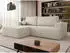 Mirjan24 Mivo Ecksofa L-Form Cord mit Schlaffunktion und Bettkasten (Poso 100)