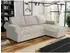 Mirjan24 Monaco Cord Ecksofa mit Schlaffunktion und Bettkasten, L-Form (Poso 100)
