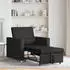 vidaXL Schlafsofa Einzelbett klappbar Stoff Schwarz 90x165x87cm (42002686)