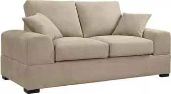 Mid.you Veda 2-Sitzer-Sofa Flachgewebe beige 182x93cm (001849021501)