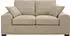 Mid.you Veda 2-Sitzer-Sofa Flachgewebe beige 182x93cm (001849021501)
