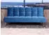 MCW Sofa MCW-K21 Schlaffunktion Nosagfederung Samt 181x107cm, Blau (MCW-K21)