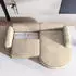 Masseno Amilia M Ecksofa L-Form mit Schlaffunktion & Bettkasten, Creme, 263x174cm (AMILIA M R-S MONOLITH 04)