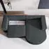Masseno Sorela P R-S Ecksofa L-Form mit Schlaffunktion & Bettkasten, Kordstoff, Graphit (SORELA P R-S POSO 34)