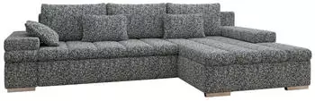 Mirjan24 Bangkok Premium Ecksofa L-Form mit Schlaffunktion und Bettkasten, Ottomane rechts, 310x175cm