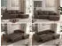 MKS Meble Trentino L Ecksofa L-Form mit Schlaffunktion und Bettkasten, Braun Velvet (Trentino L)