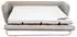 Miliboo CREEP Schlafsofa 3-Sitzer Skandinavisch Beige Matratze 10cm (CREEP)