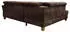 Cavadore Ammerland Ecksofa mit Ottomane rechts, Federkern, Lederoptik Braun, 245x84x194cm (5402)