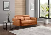OTTO home 2-Sitzer "LUND Lederoptik, 160 cm, mit Relaxfunktion und