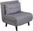 Venture Home Vicky Schlafsessel Grau, Metall/Textil (Vicky)