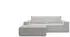 Selsey Farese Mini Ecksofa Cordbezug Schlaffunktion Bettkasten Greige, links