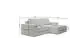 Selsey Farese Mini Ecksofa Cordbezug Schlaffunktion Bettkasten Greige, links