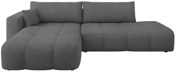 Mirjan24 Furyn O Ecksofa Boucl&eacute; Schlaffunktion Bettkasten L-Form (Furyn O)