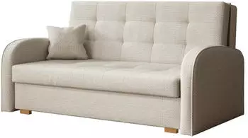 Mirjan24 Gold III Schlafsofa mit Bettkasten, 3-Sitzer
