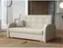 Mirjan24 Gold III Schlafsofa mit Bettkasten, 3-Sitzer