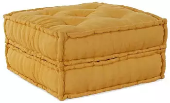vidaXL Modulares Sofaelement Stoff Gelb 70x70x36cm (4019039)