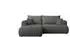 Selsey Ovo Mini Eckschlafsofa linksseitig mit Stauraum, Dunkelgrau Chenille (Ovo Mini)