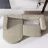 Masseno SORELA P L-S Ecksofa L-Form mit Schlaffunktion & Bettkasten, Kordstoff, Beige (SORELA P L-S POSO 02)