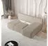 Masseno Trama Ecksofa L-Form Bouclé-Stoff Beige mit Schlaffunktion & Bettkasten (TRAMA QUELLE 05)